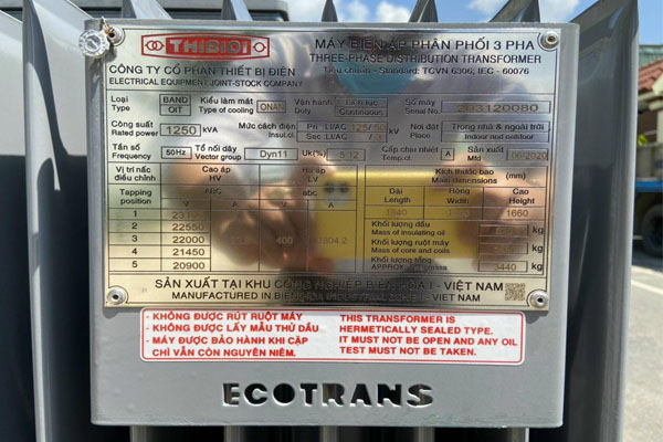 may bien ap thi bi di voi cac thong so