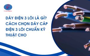 Dây điện 3 lõi là gì? Cách chọn dây cáp điện 3 lõi chuẩn kỹ thuật cho