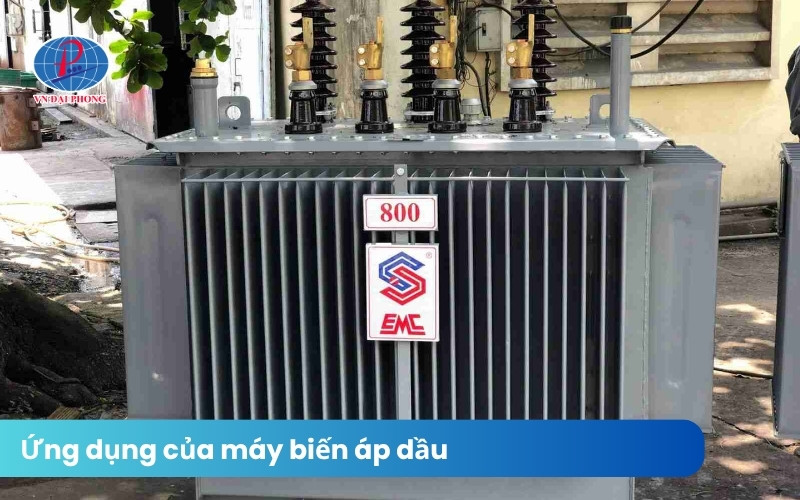 Ứng dụng thực tế của máy biến áp ngâm dầu