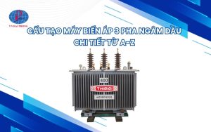 Cấu tạo máy biến áp 3 pha ngâm dầu chi tiết từ a-z